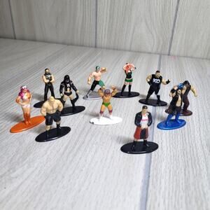 WWE Jada 2017 Lot Of 11 Nano Metalfigs Mini Metal Figurines Die Cast
